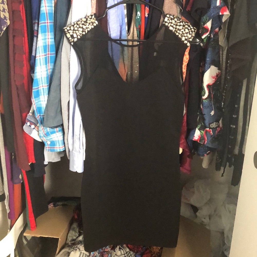 Urban Outfitters Spike Mesh Minidress